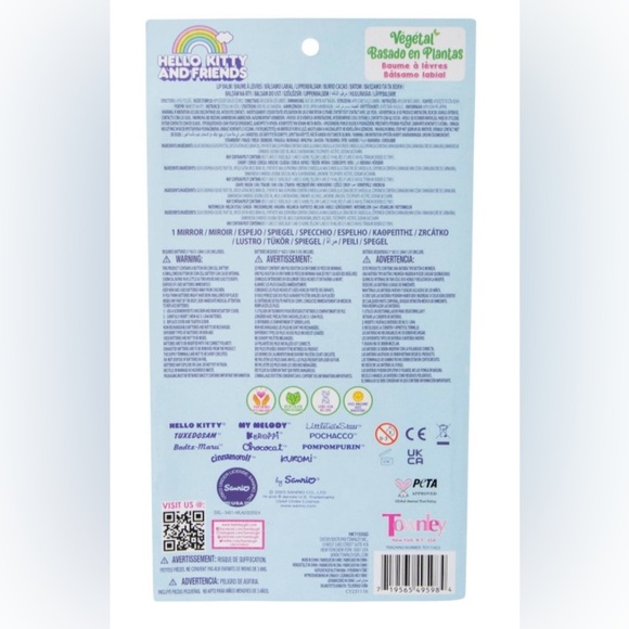 🆕 Hello Kitty And Friends  Set 4-Piece Lip Balm & Mirror🆕 - Picture 3 of 6